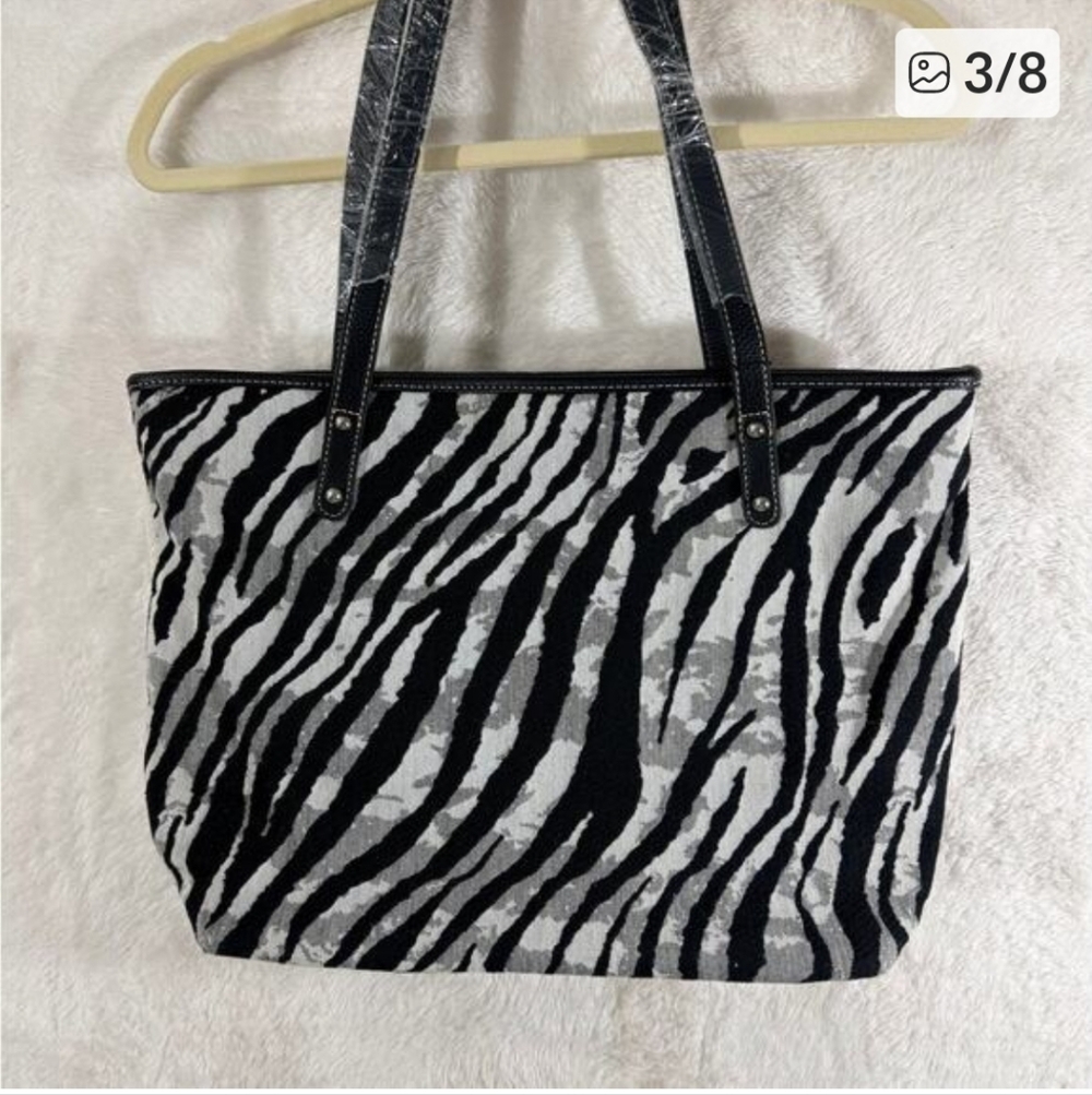 Montana West Zebra Shoulder Bag • Black/White Print • NWT • Western Chic Stateme